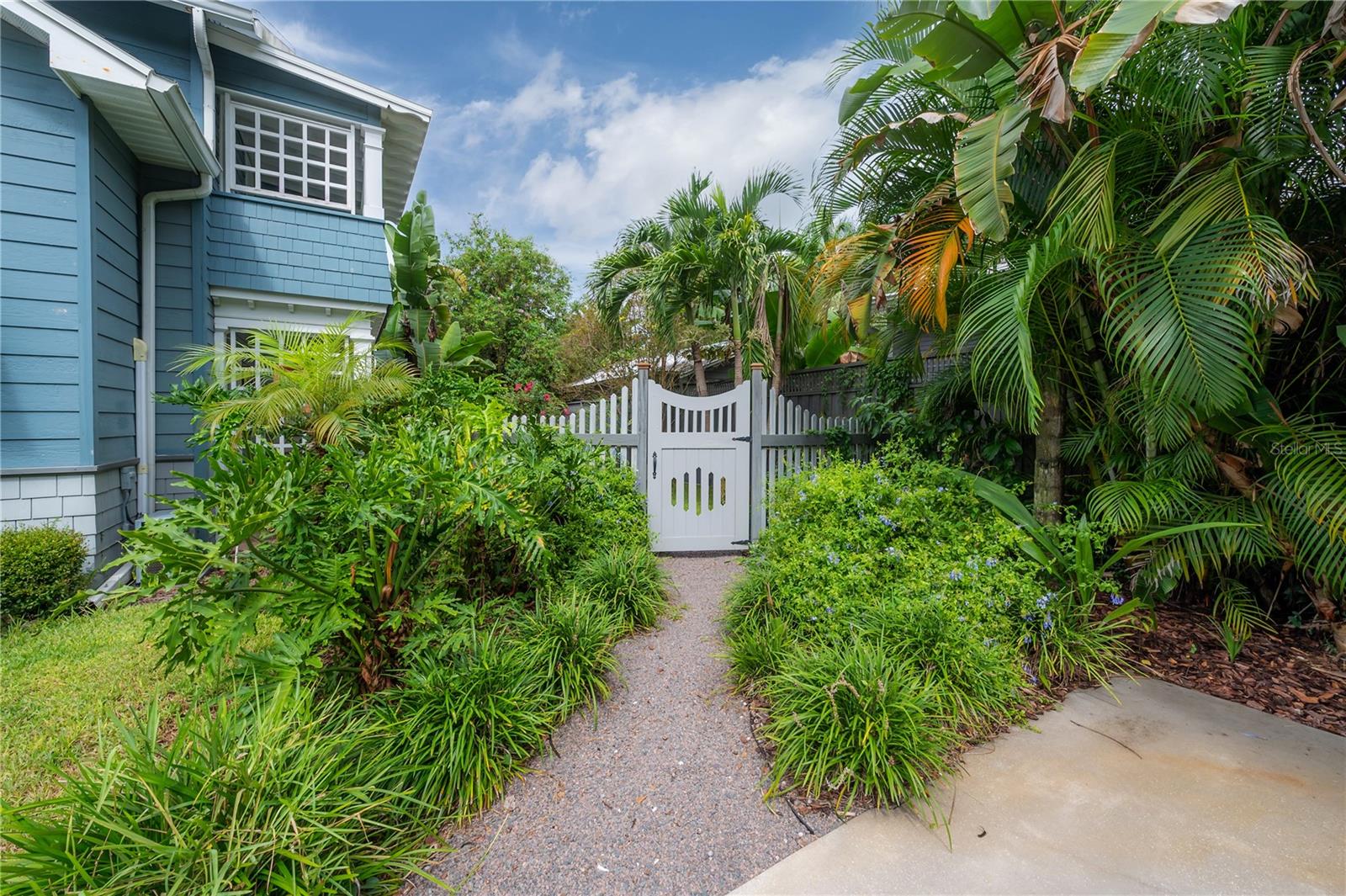 North side yard entrance