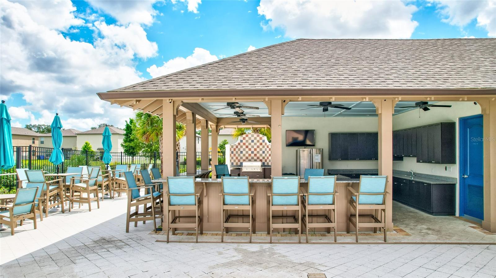 Covered Kitchen/Grill area for the community