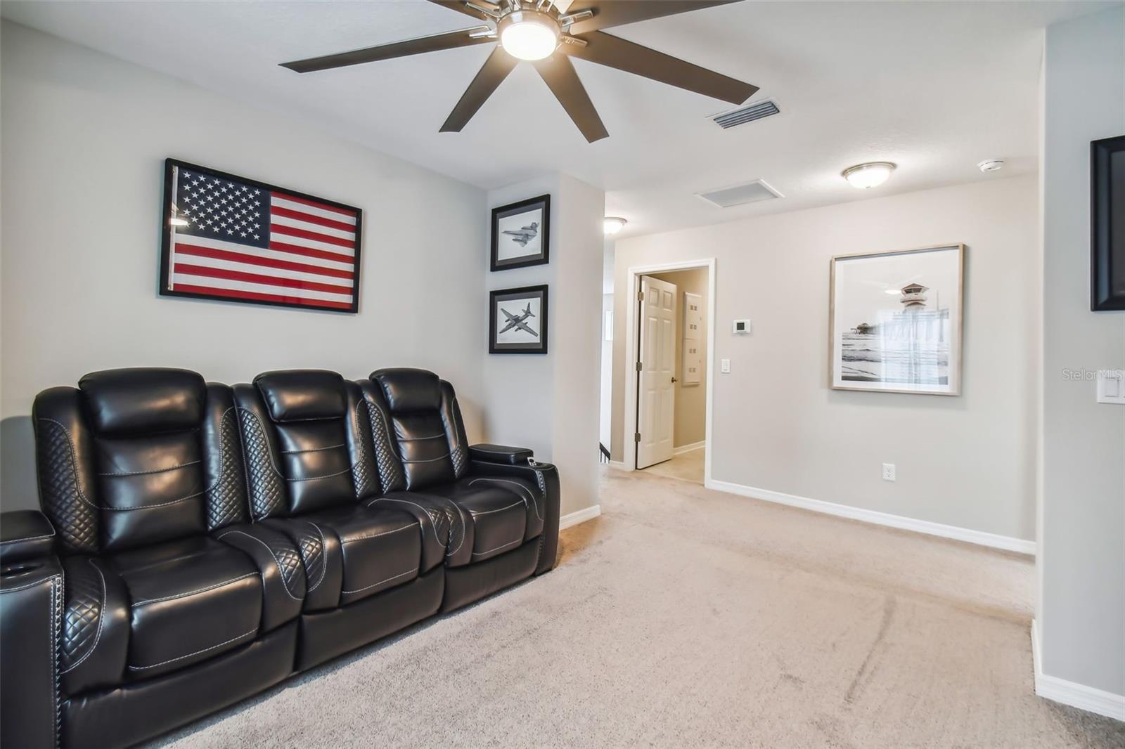 Large upstairs hall bathroom