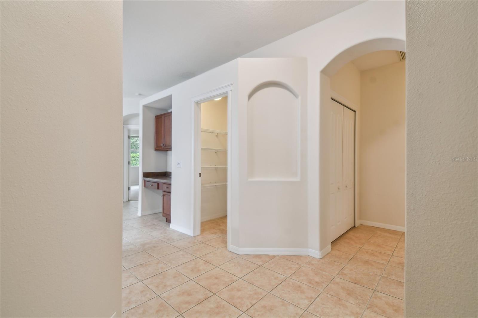 Foyer view into the home