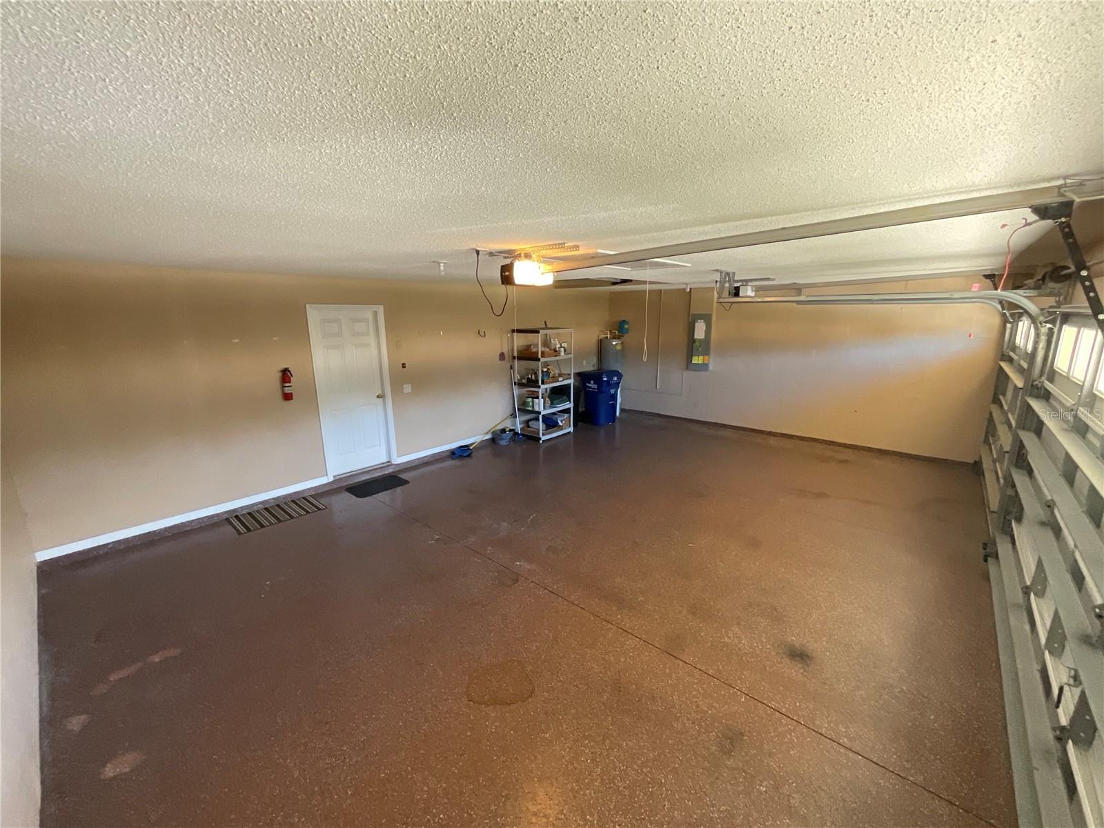 Extra space for golf cart and storage