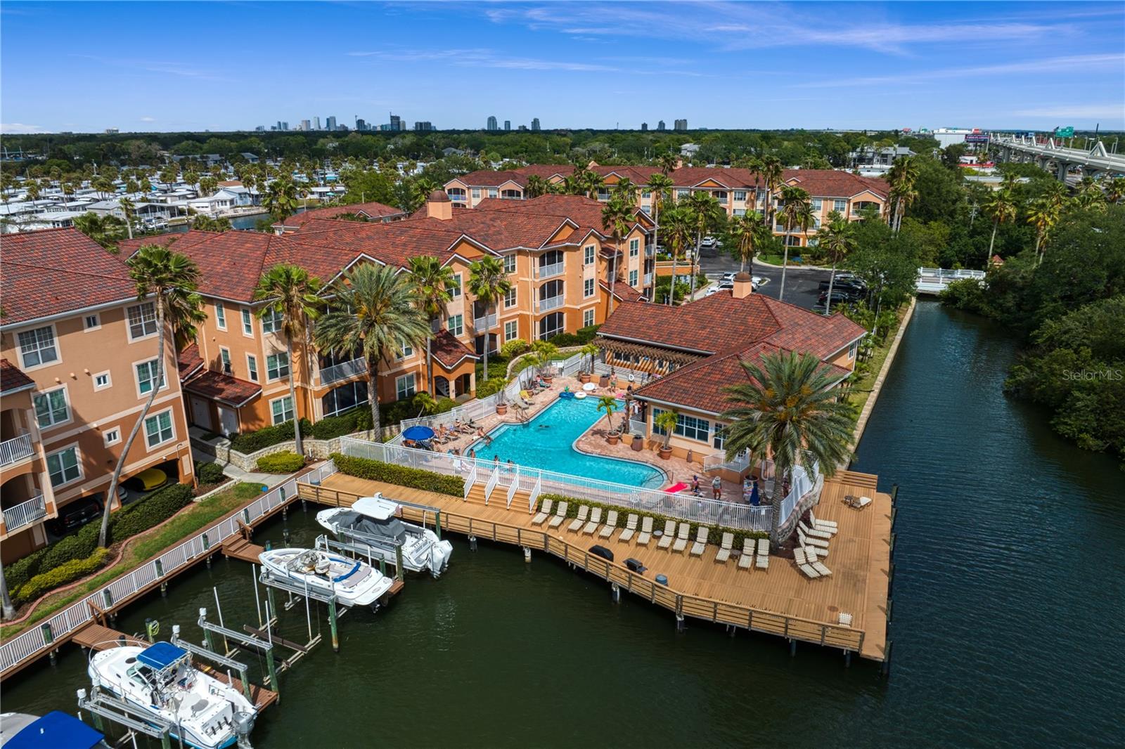 Gym adjacent to clubhouse and pool, overlooks Tampa Bay!