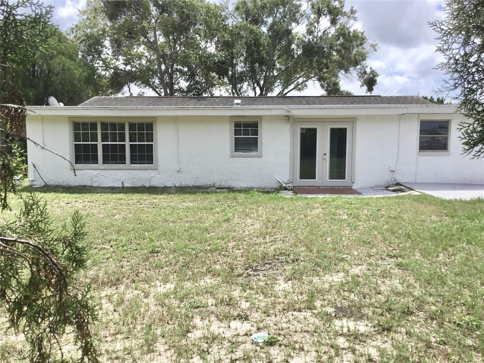 Exterior Rear View of Home