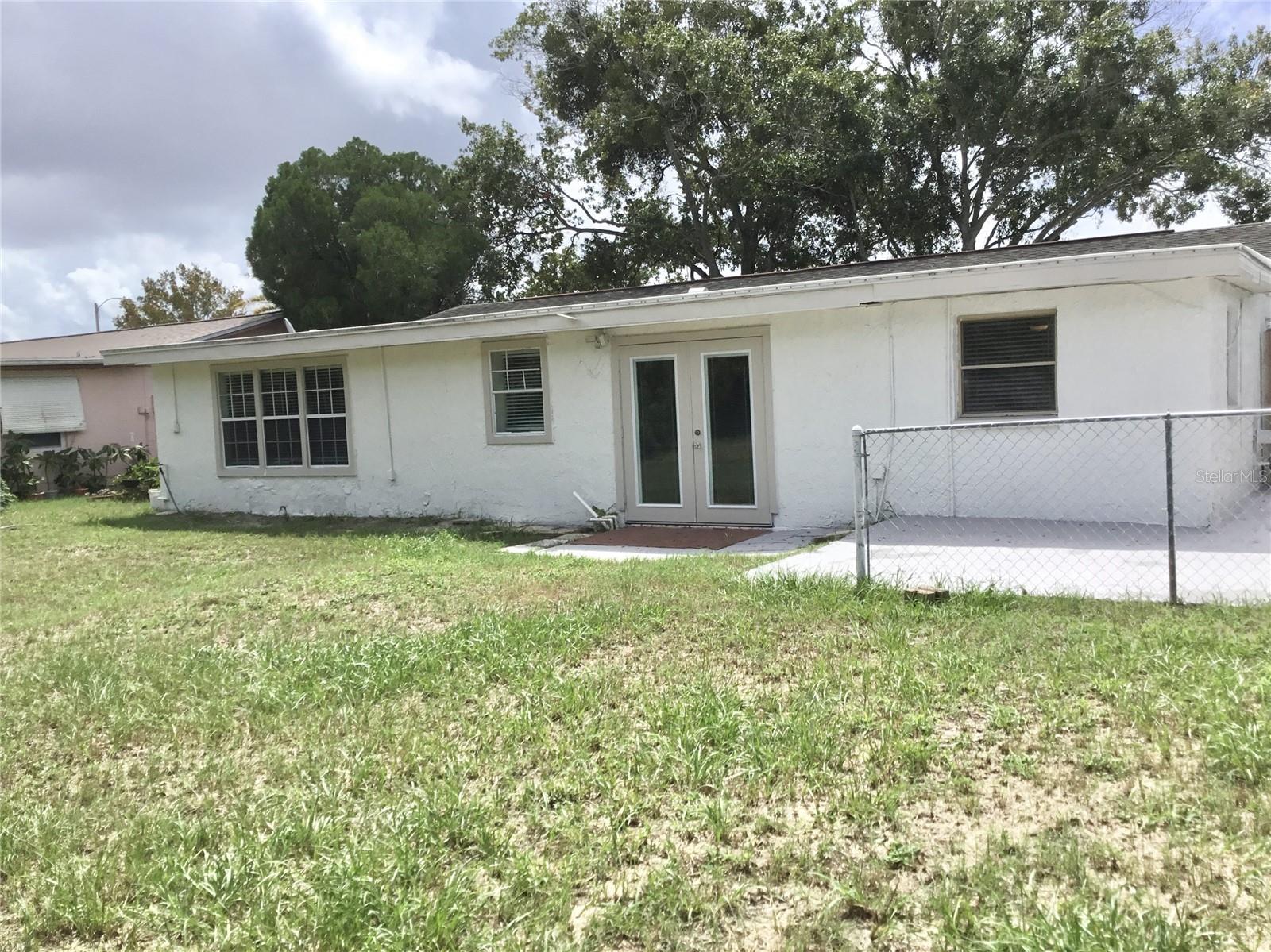 Exterior Rear View of Home