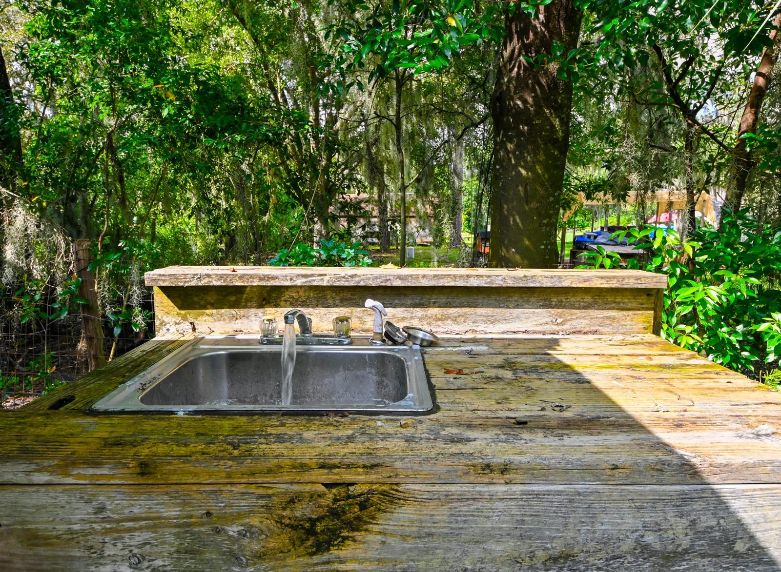 Outdoor sink