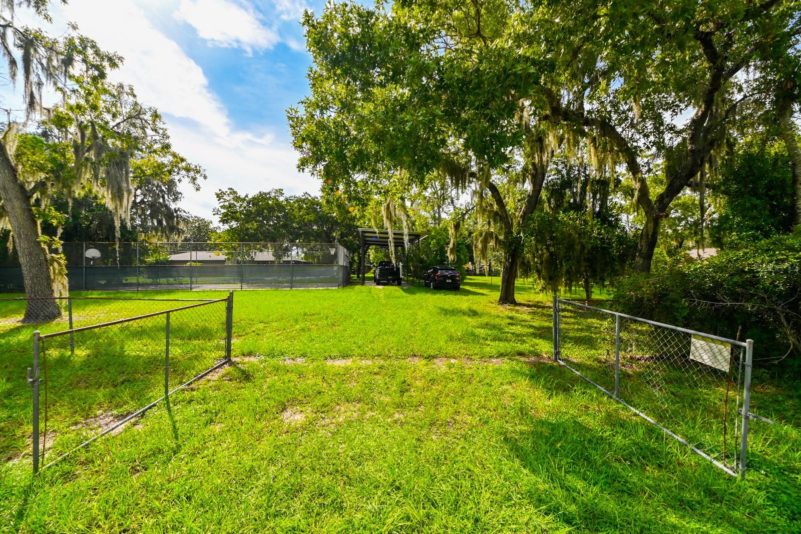 Side Gate entrance to RV Carport