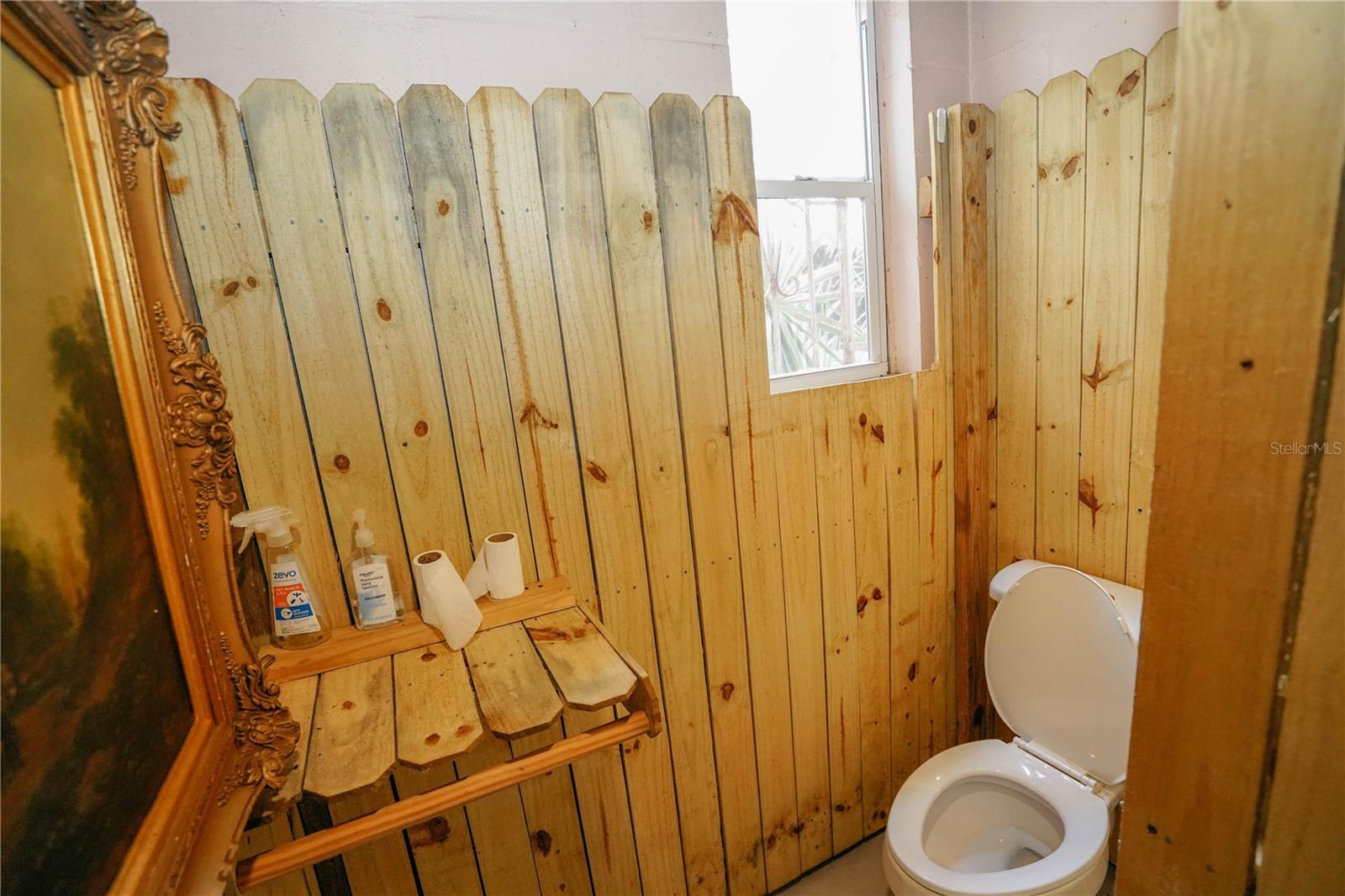 half bath in garage