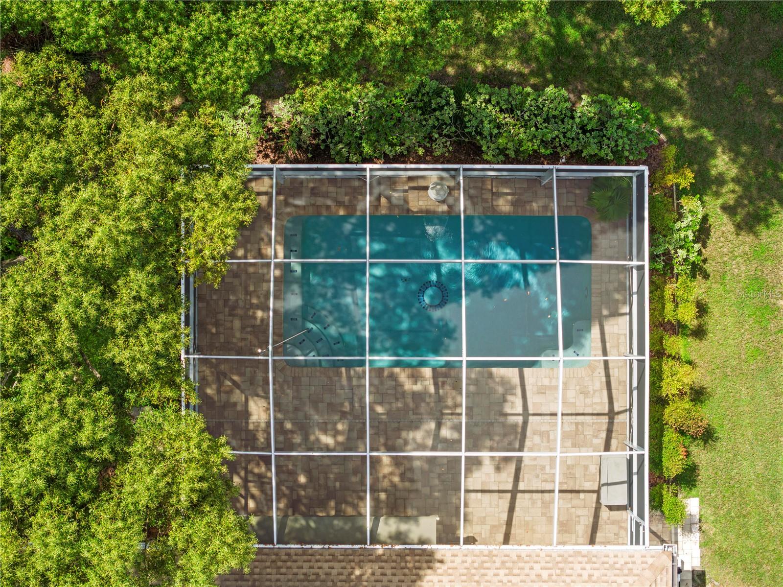 Aerial View of Pool