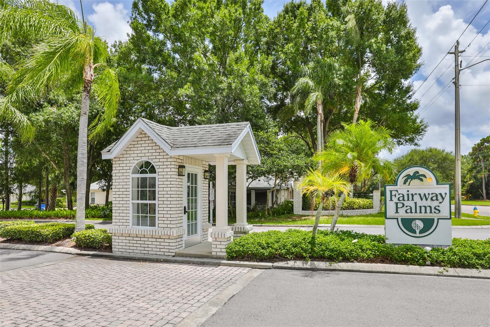 Fairway Palms located along the 18th fairway of the Golf Club at Cypress Creek with 2 challenging 18 hole courses at your doorstep.