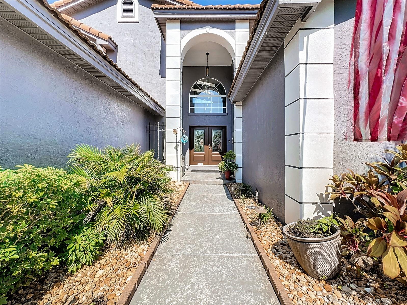 Inviting front entryway