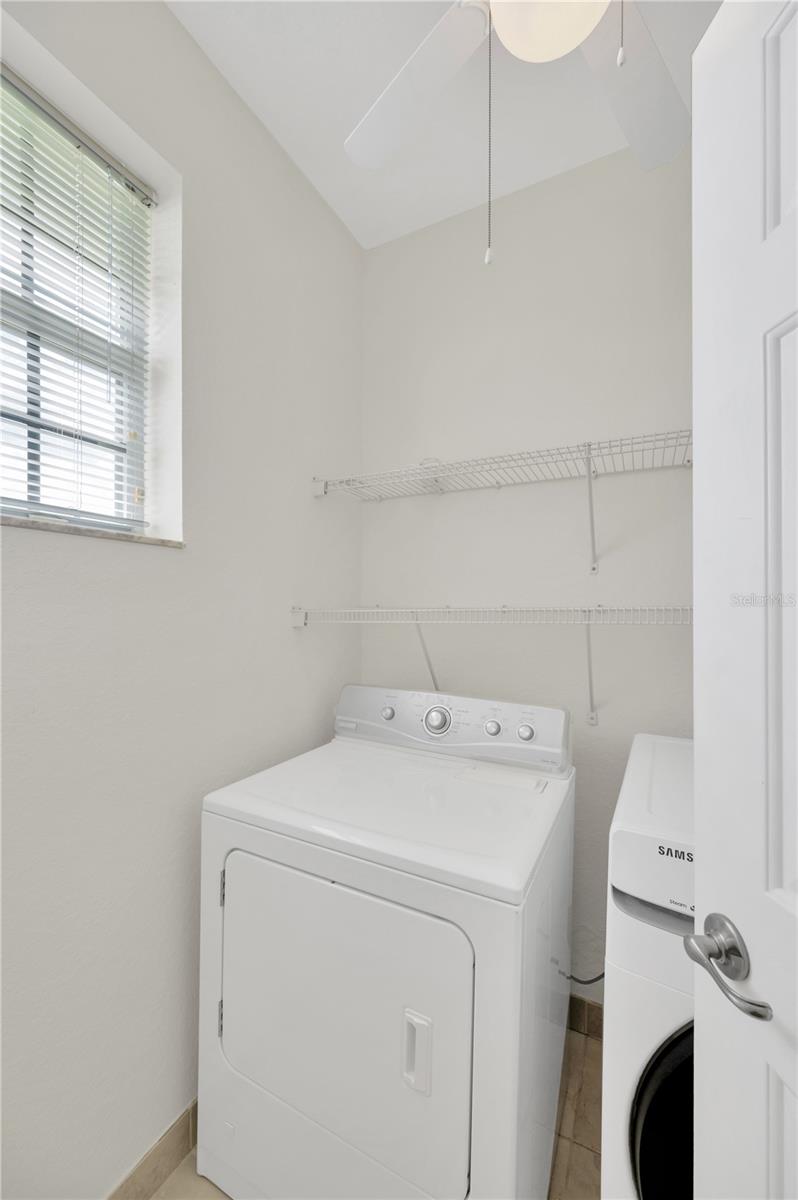 Convenient 3rd floor laundry room on the same floor with 4 bedrooms.