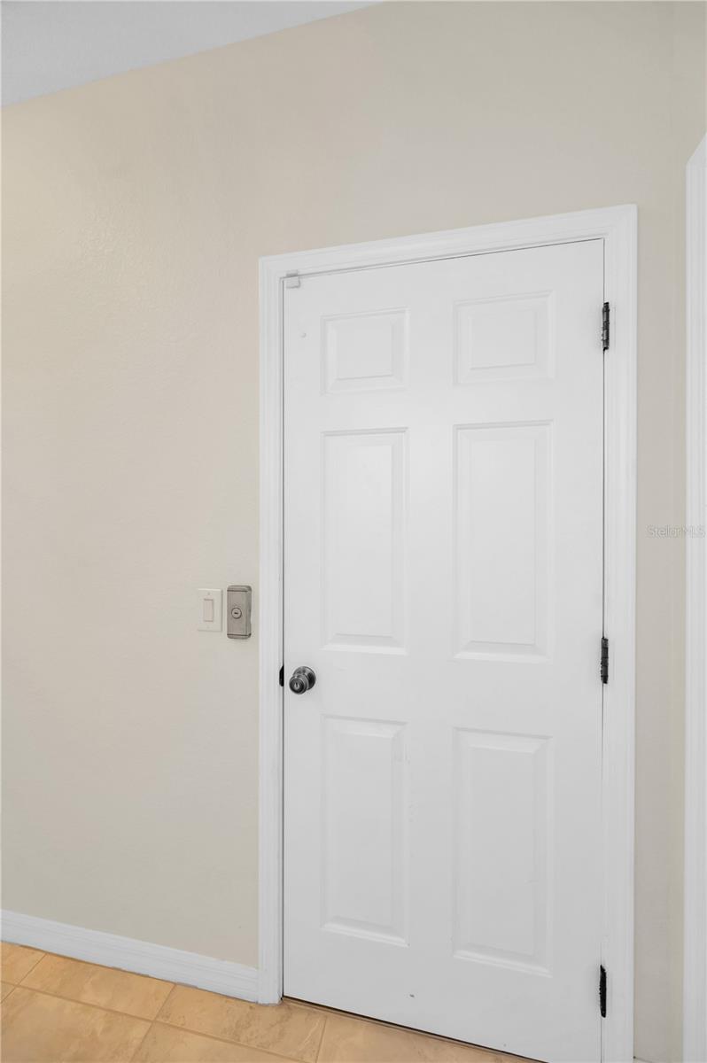 Elevator access on 3rd floor by bedrooms and operates between 2nd and 3rd floors.