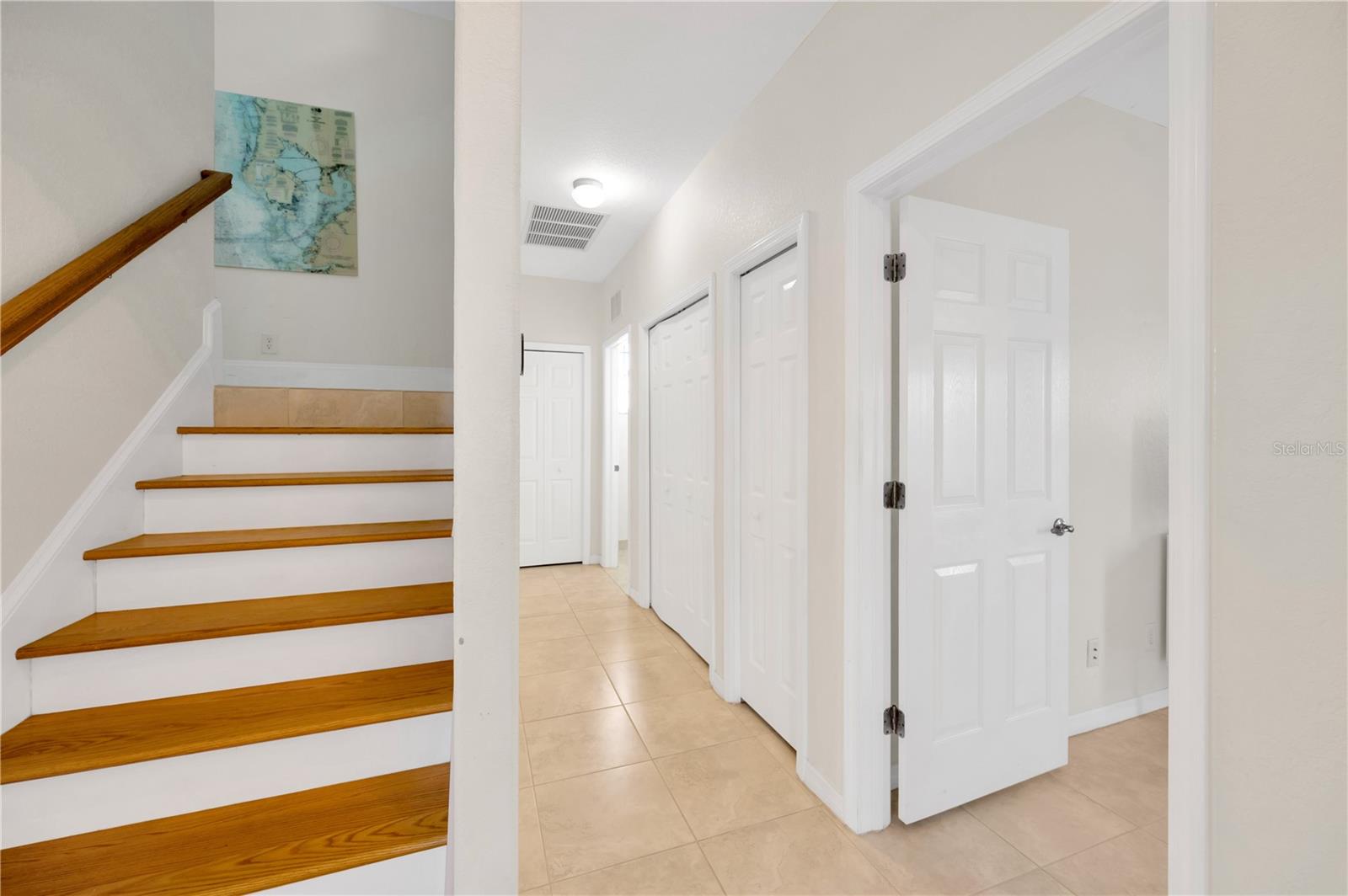 Stairs from Level 3 to Bonus Room on Level 4