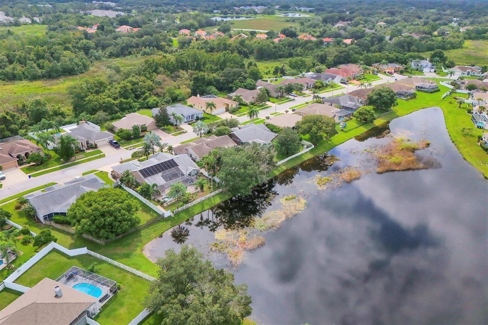 Aerial view of Fox Chapel Drive