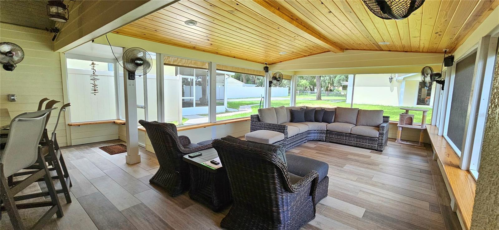 Larger Lanai within the Outdoor Kitchen