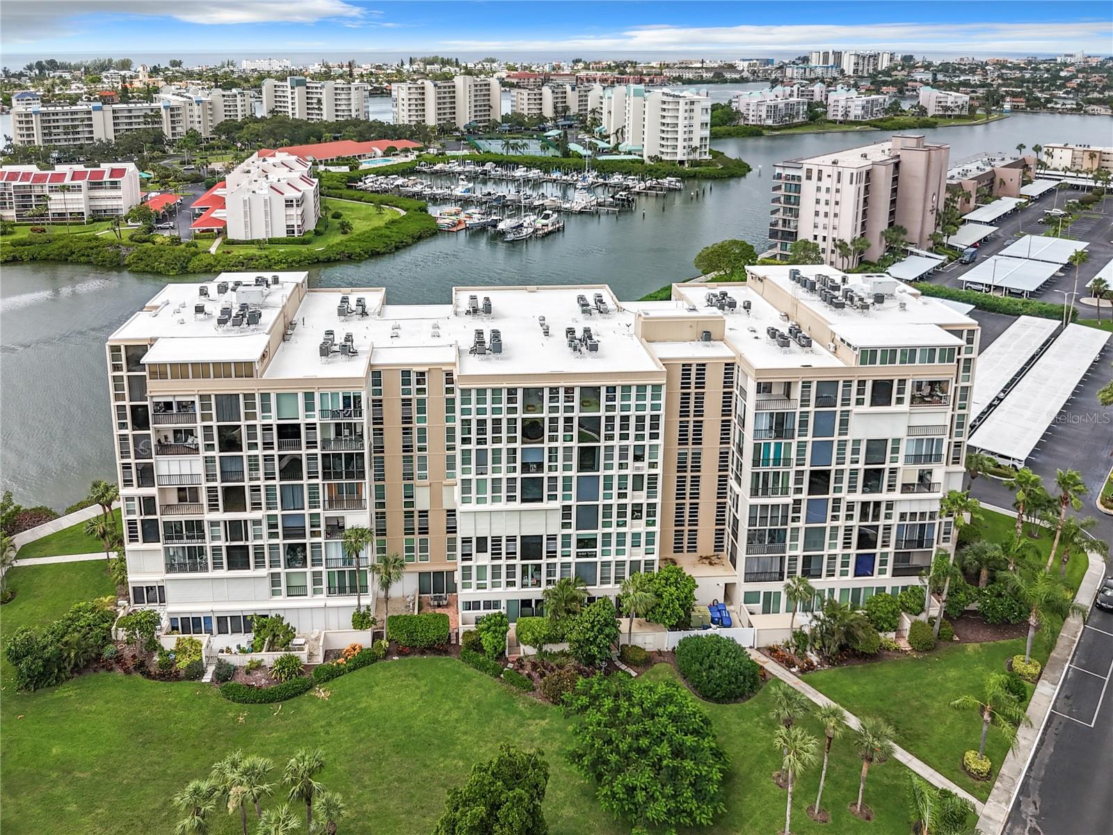 Aerial view of the Ambassador building - this building offers such a nice setting!