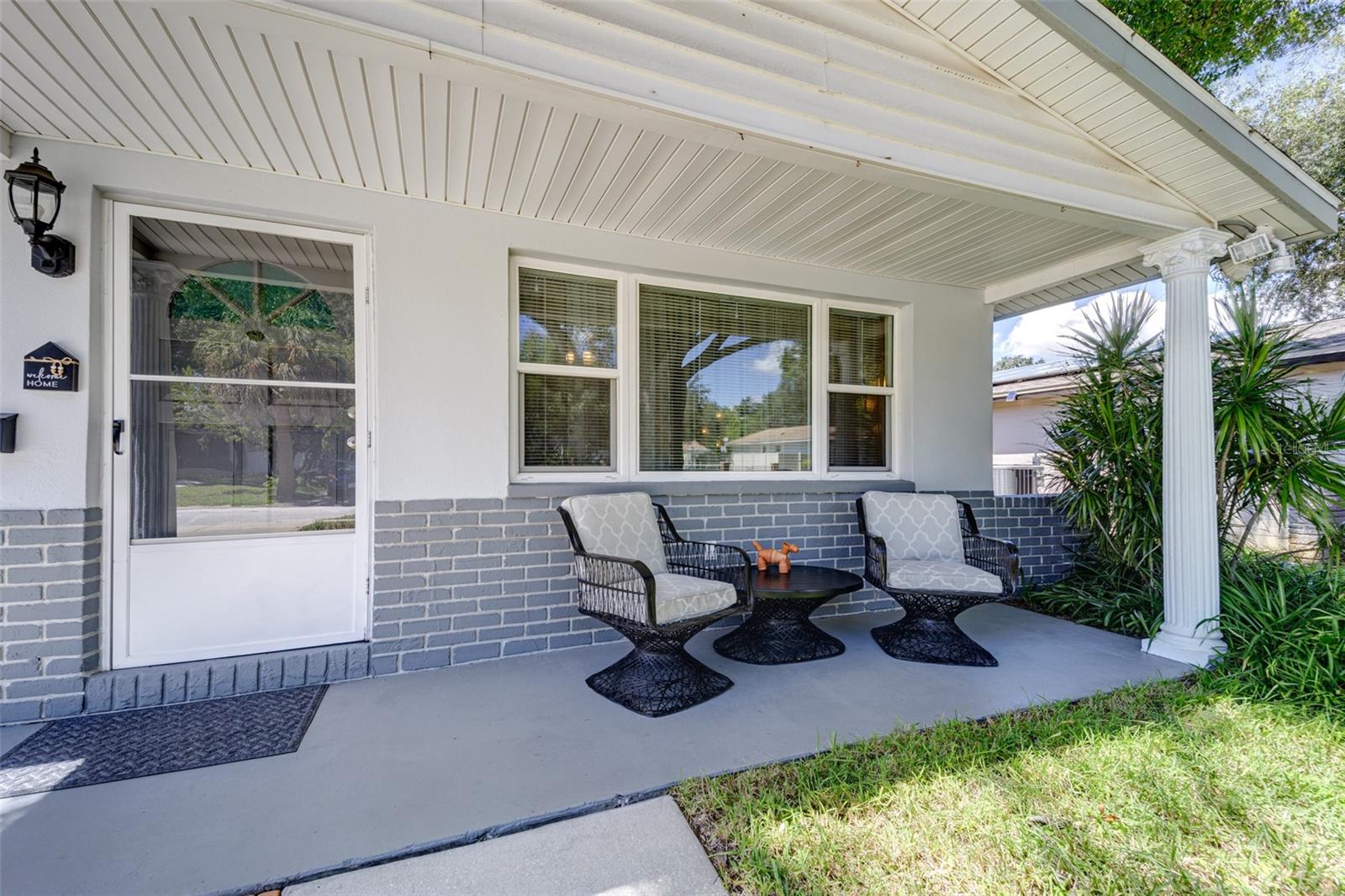 Lovely curb appeal and inviting front porch