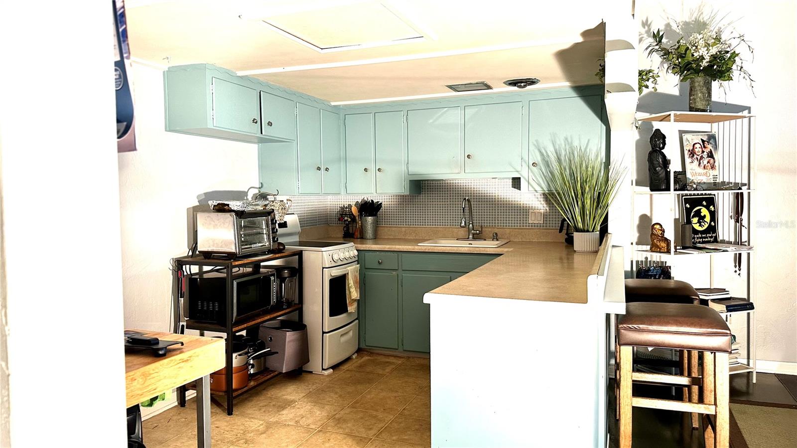 Kitchen view from hallway