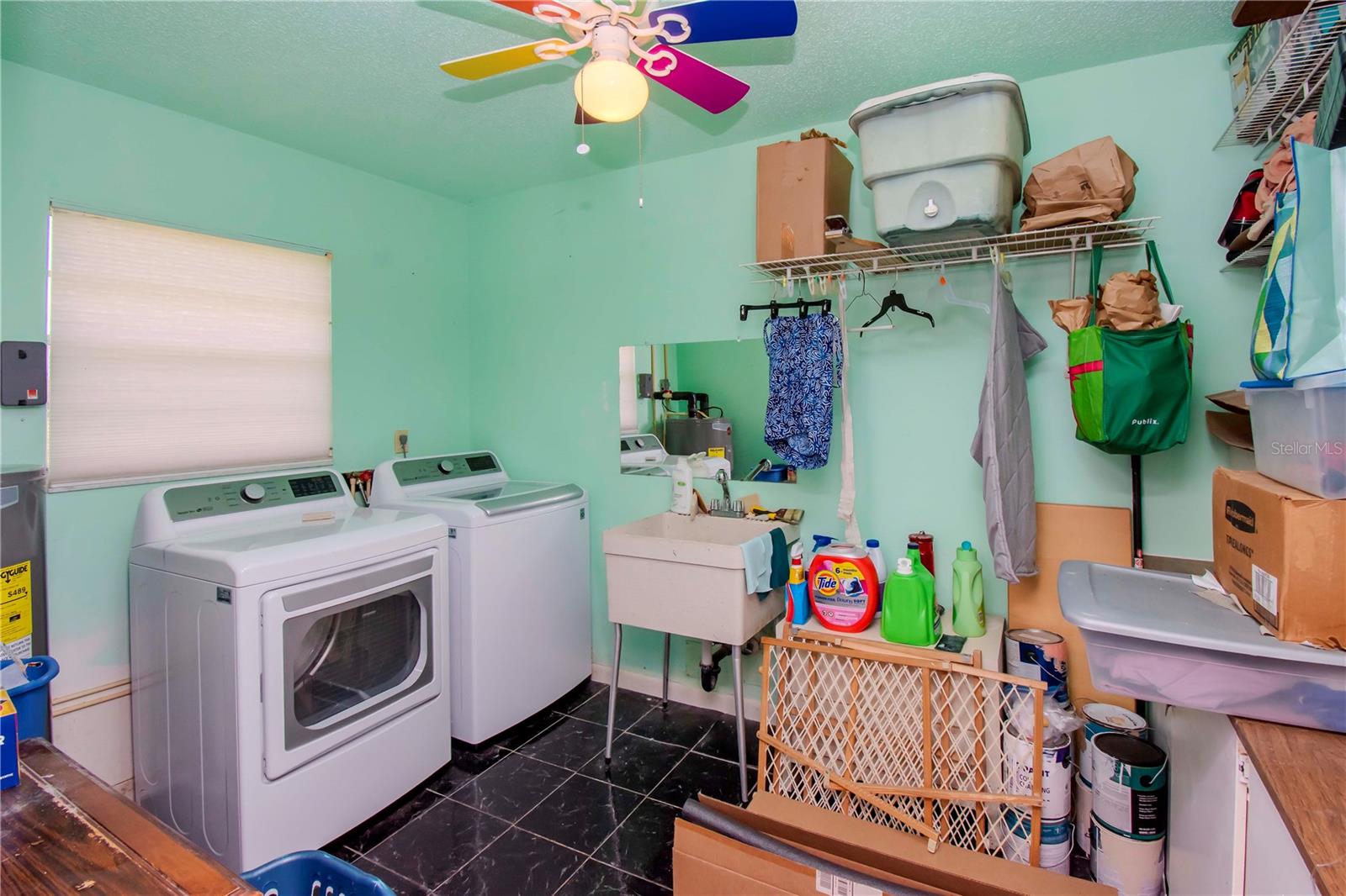 Laundry Room has lots of space for hobbies too