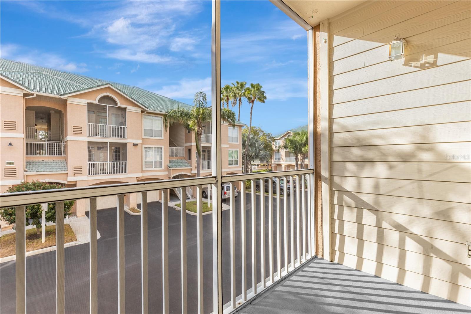 Screened-in balcony