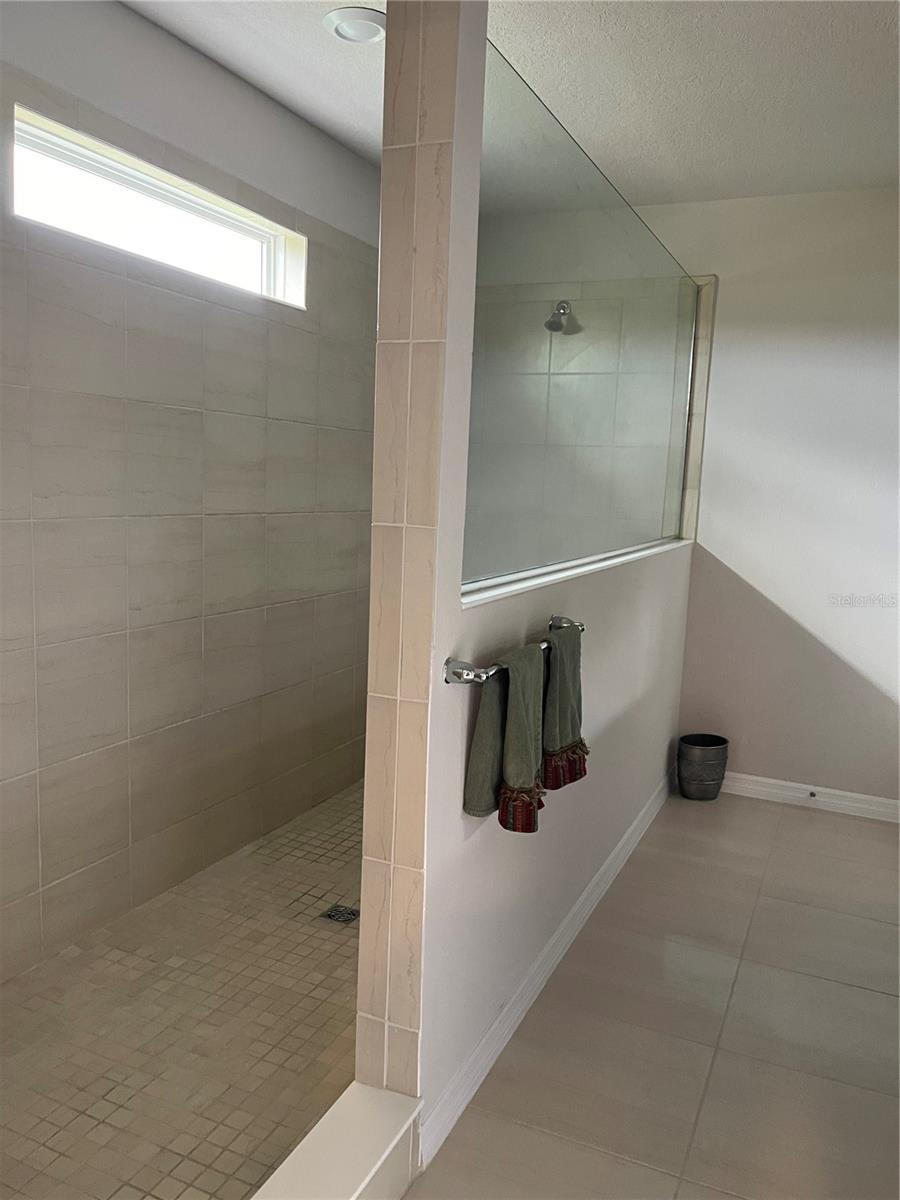 Master Bathroom oversized Walk In Shower