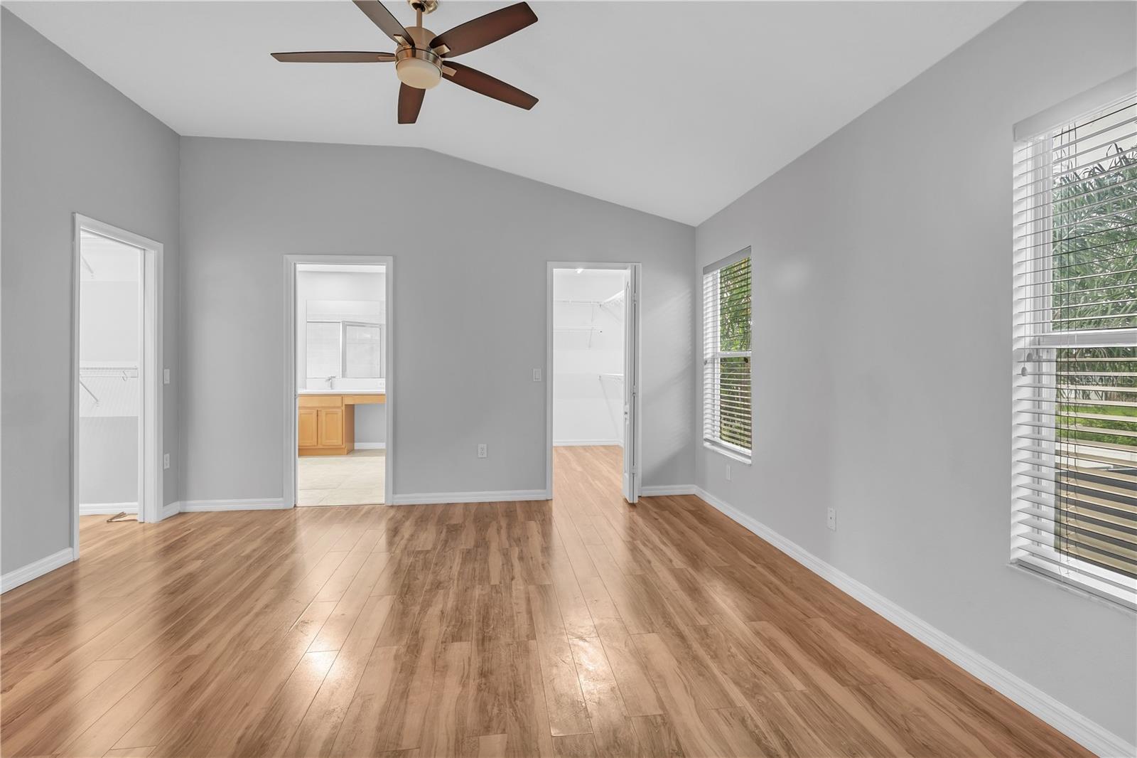 MASTER BEDROOM WITH DUAL WALK-IN CLOSETS