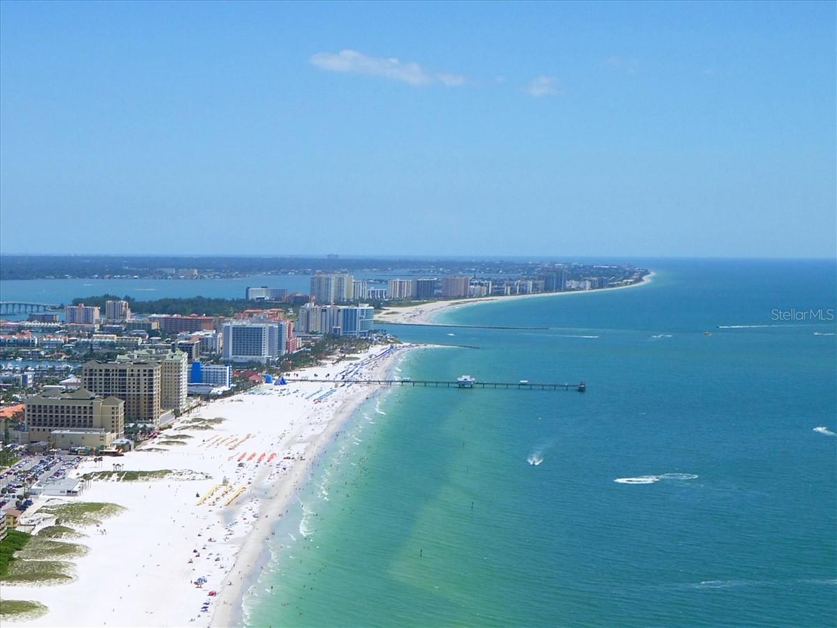 Clearwater Beach across the Sand Key Pass to Sand Key The Grande is the first complex on Sand key Gulf Front.