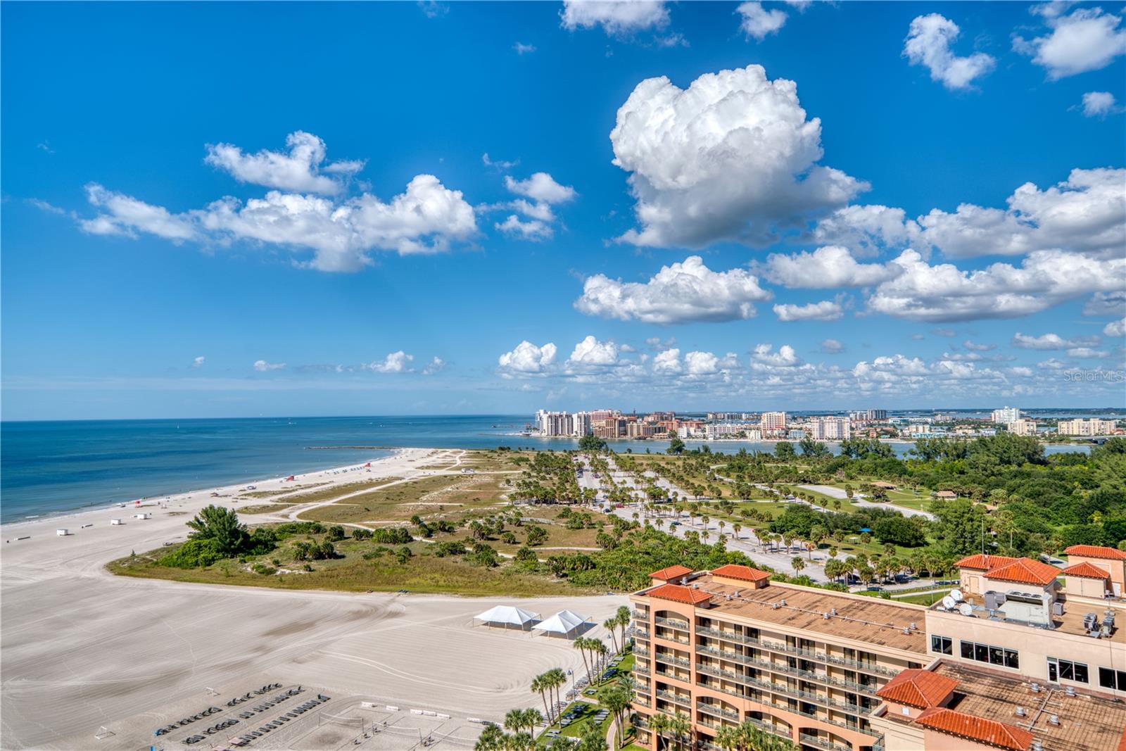 clearwater Beach from the Grande and Sand Key Park