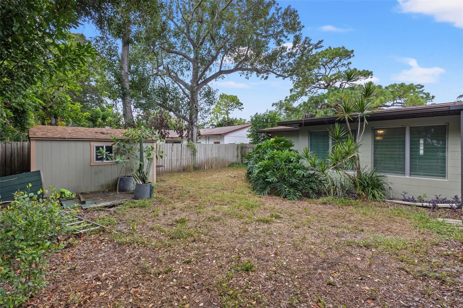 Detached storage shed