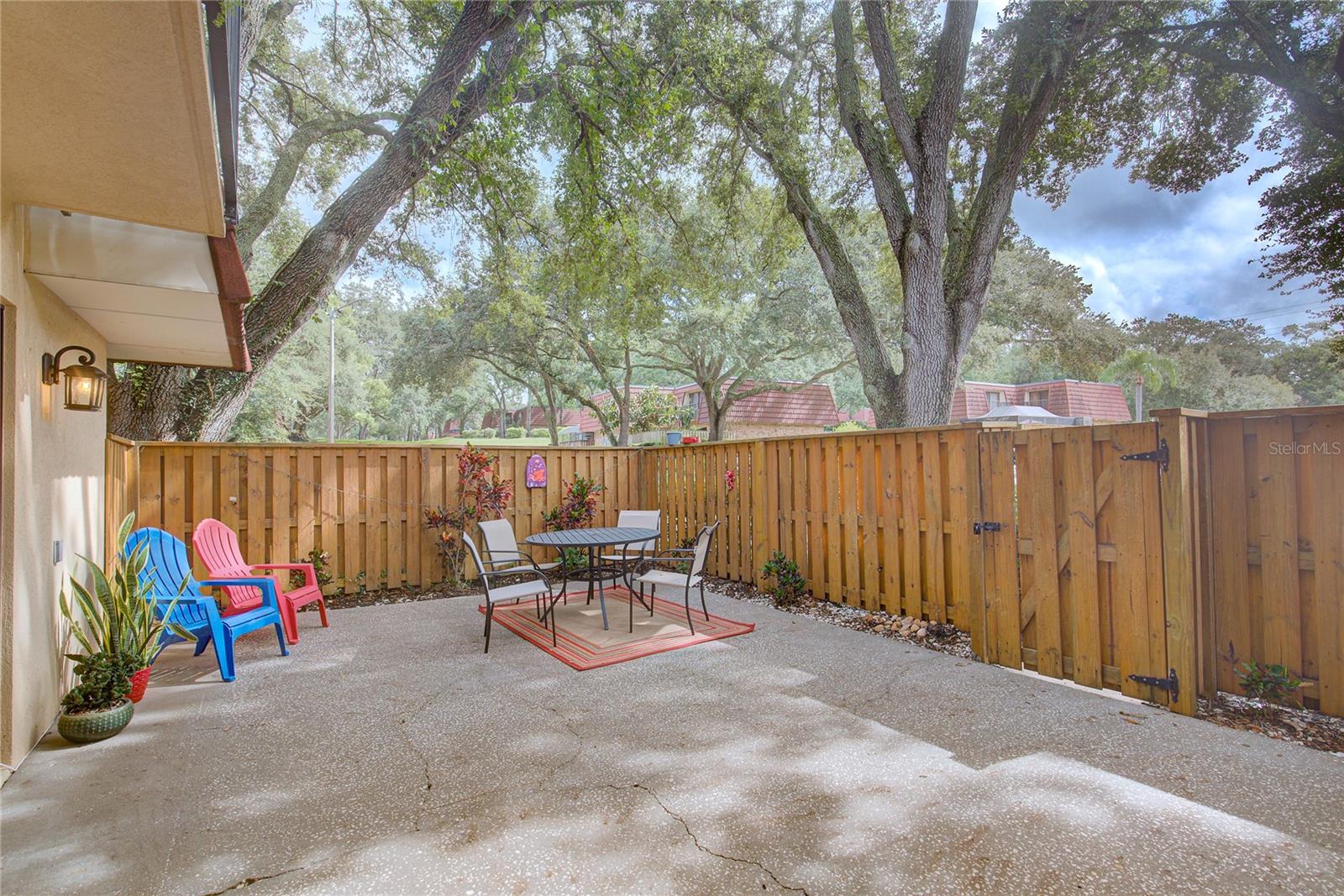 Fenced Patio