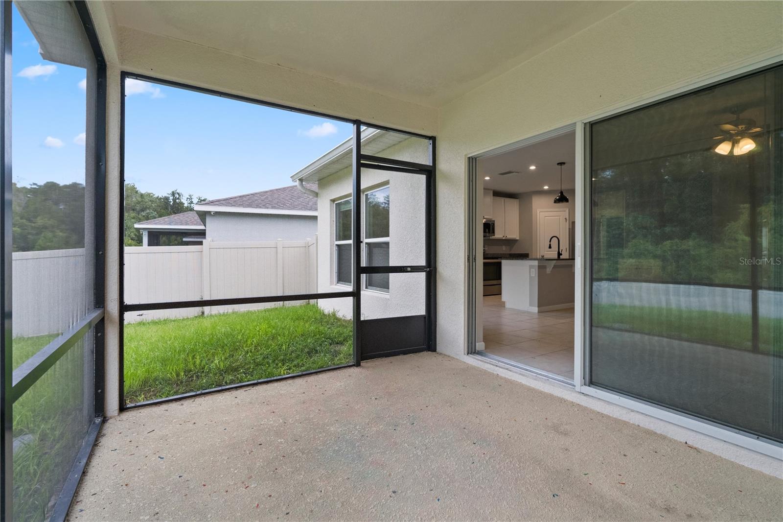 Rear Patio