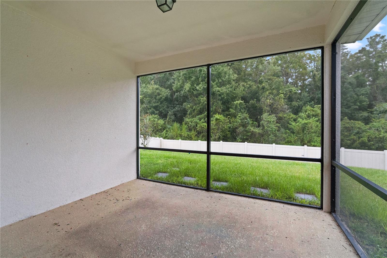 Rear Patio - Reverse View