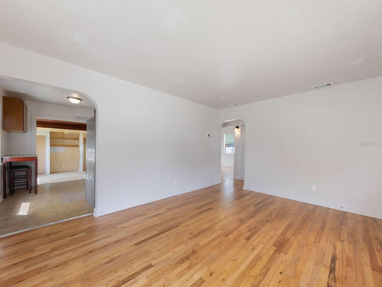 Living Room leading into Kitchen