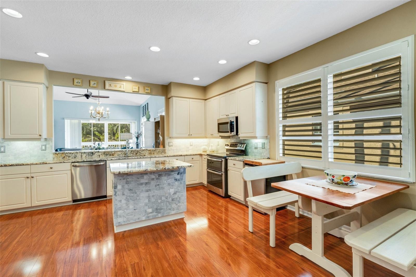 Breakfast nook in updated kitchen!