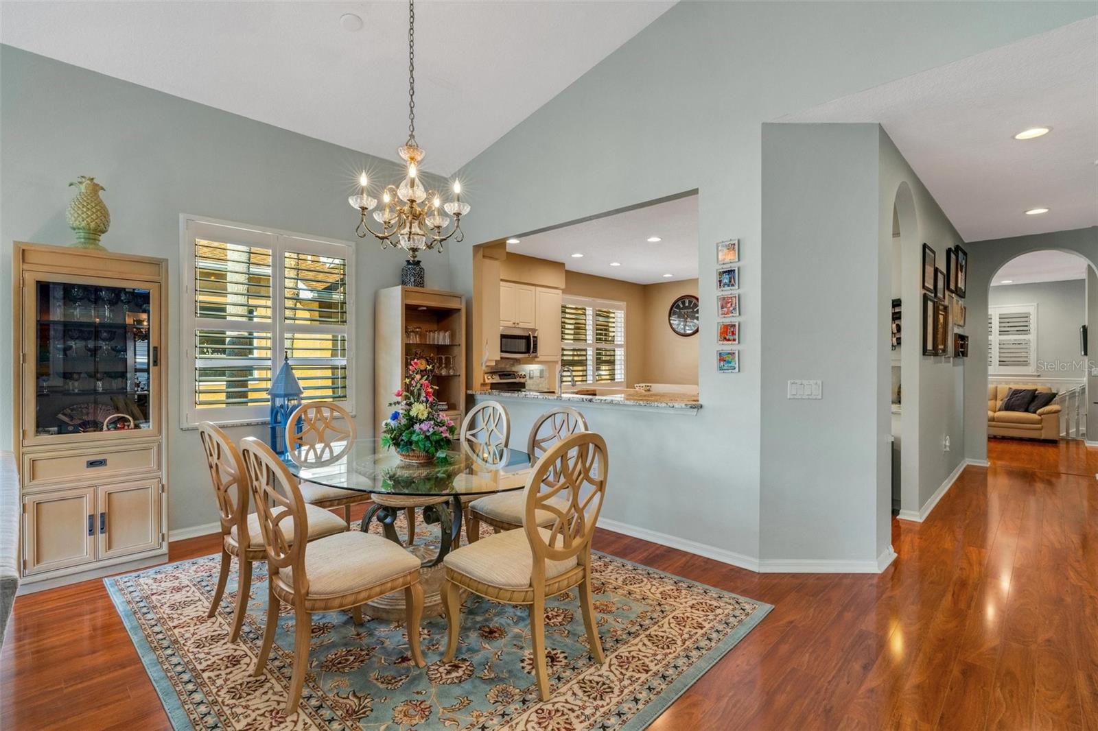 Formal dining room or can be converted to larger formal living space