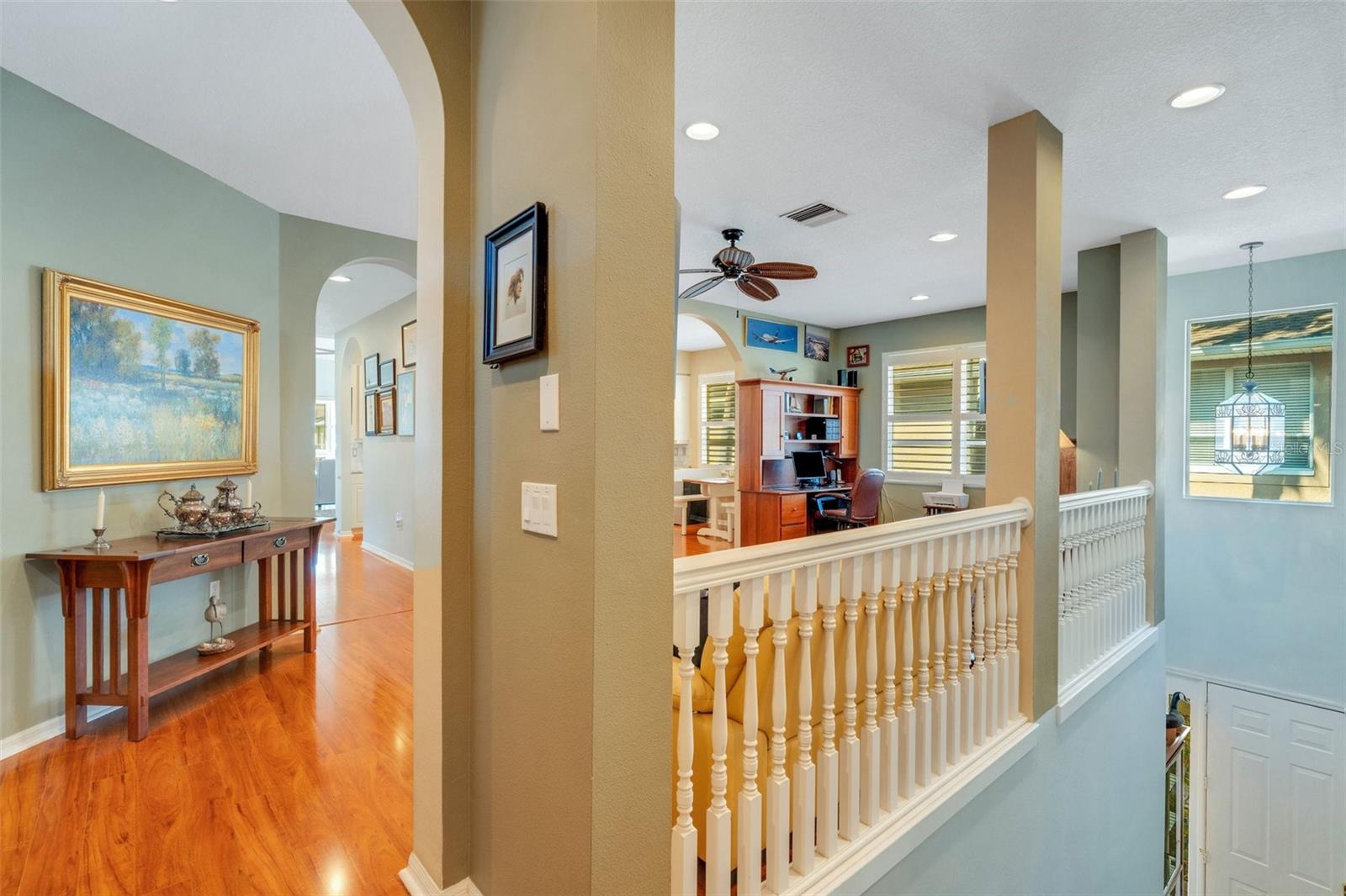 Upstairs to the right is a flex space - office, TV/reading room, dining room, exercise room, etc!