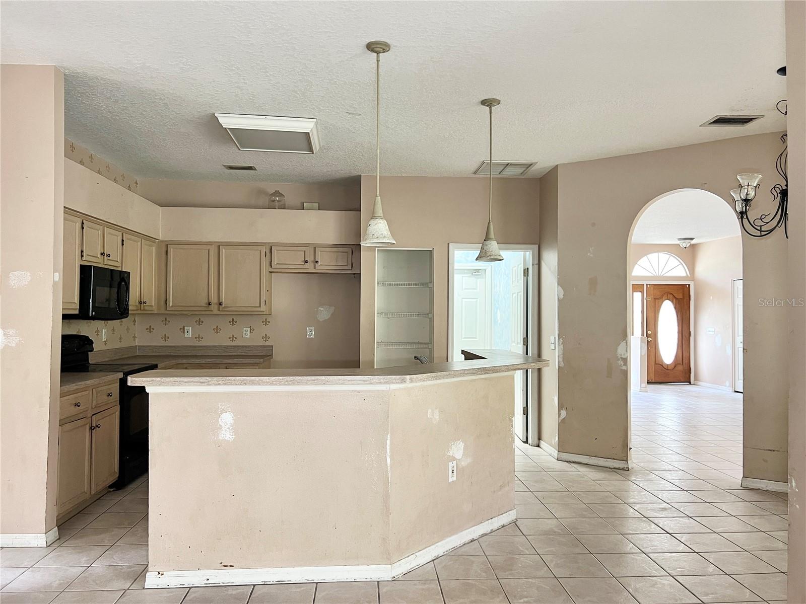 Family Room and Kitchen View