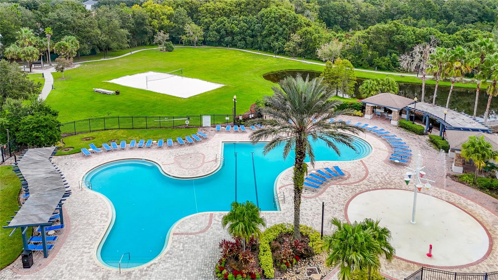 Pool and Volleyball