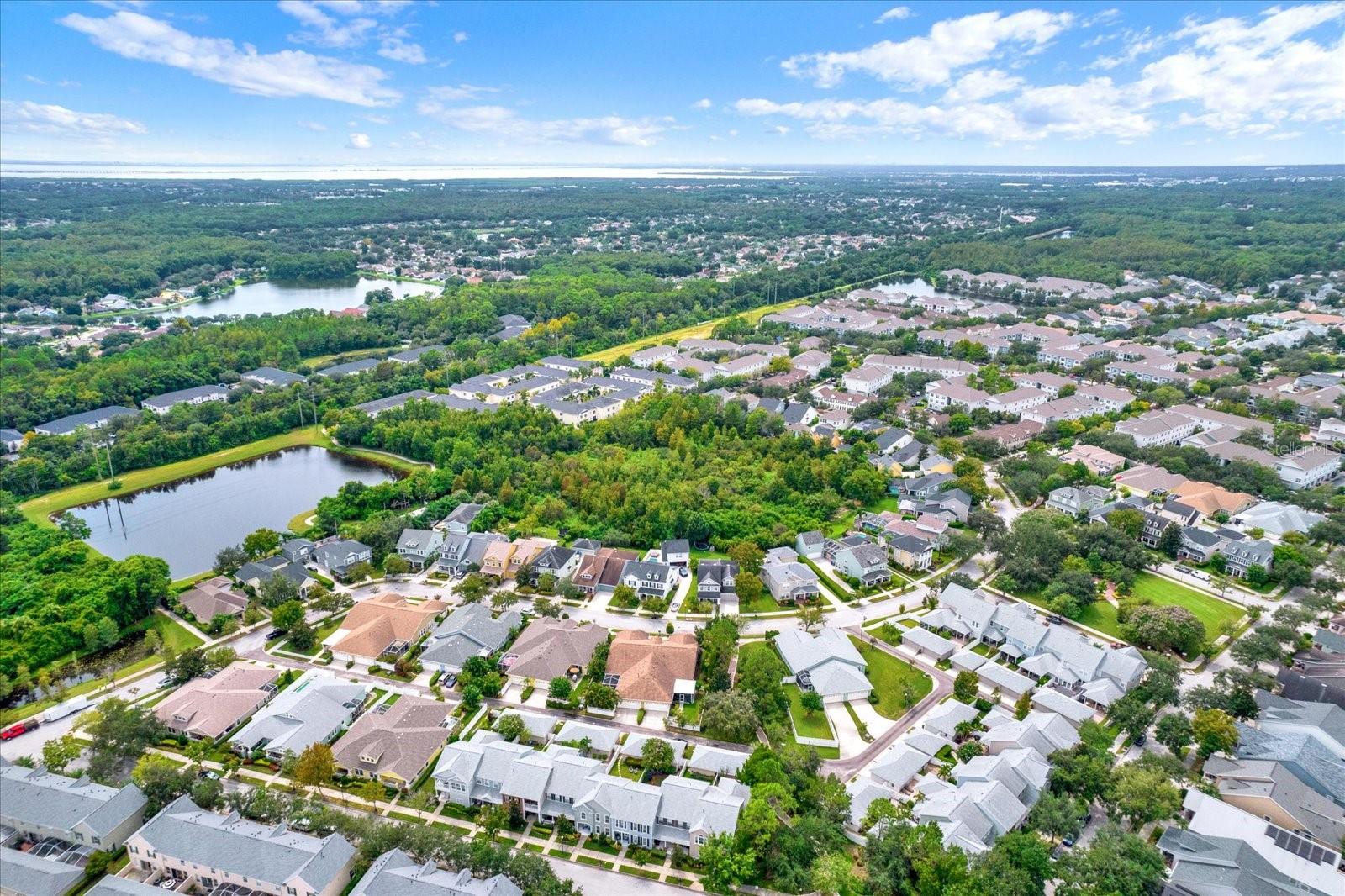 Aerial of community