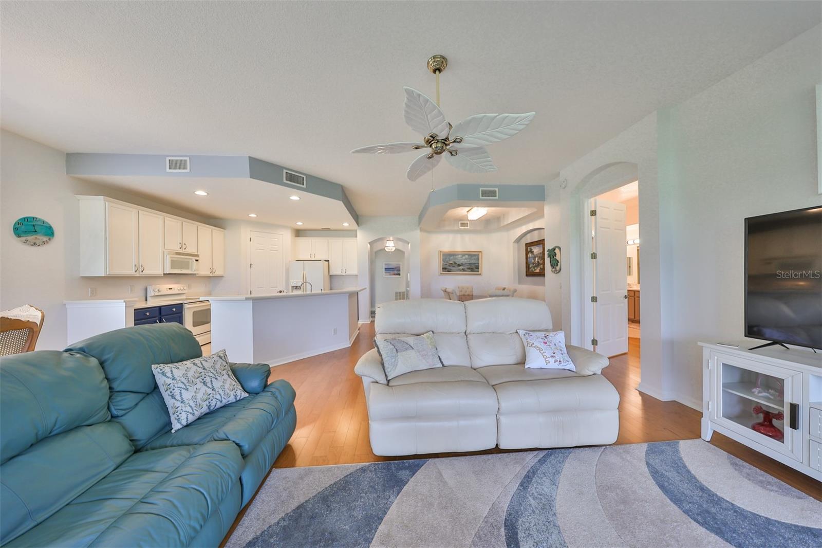 The large open floor plan allows for maximum enjoyment of this relaxed lifestyle.