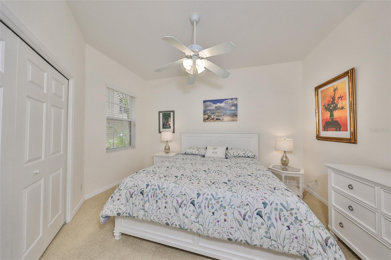 Bedroom #2 also has a V-shaped deep walk in closet.