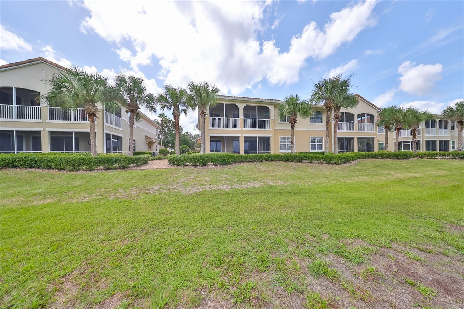 Another view of the back of the condo unit.