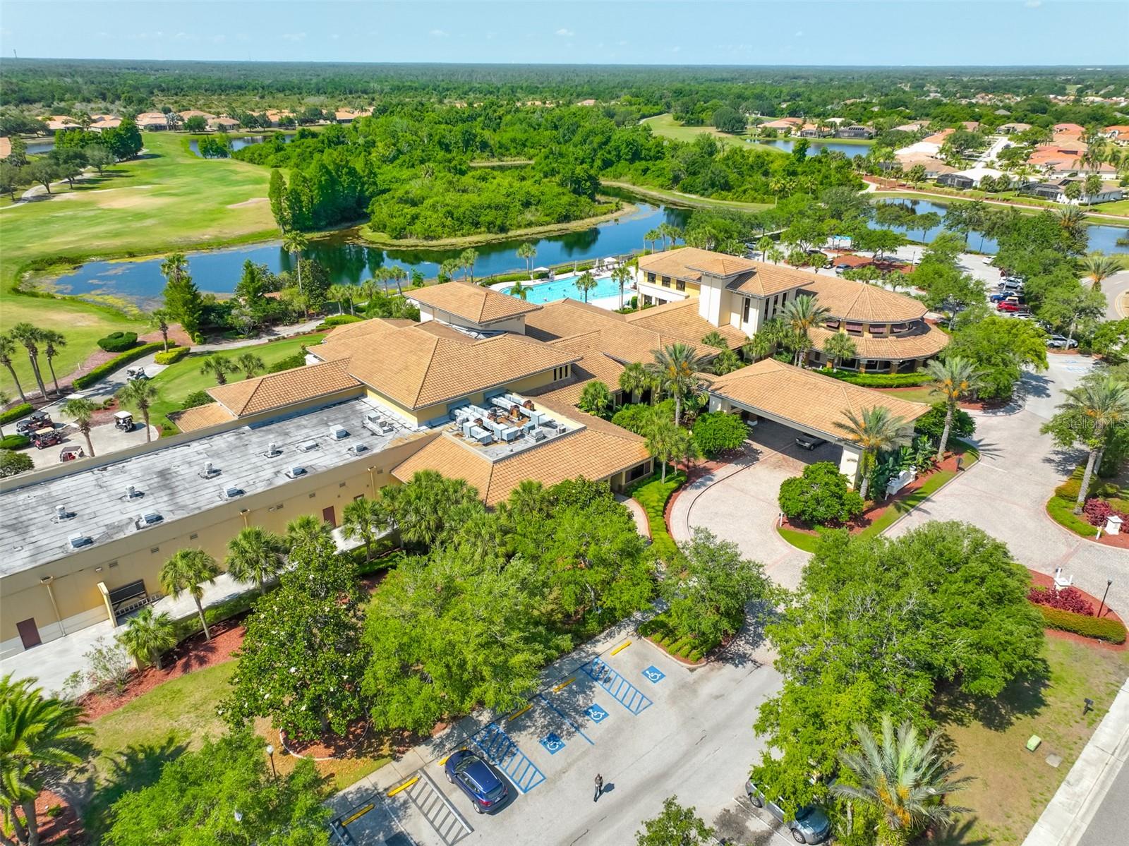 Ariel View of Clubhouse