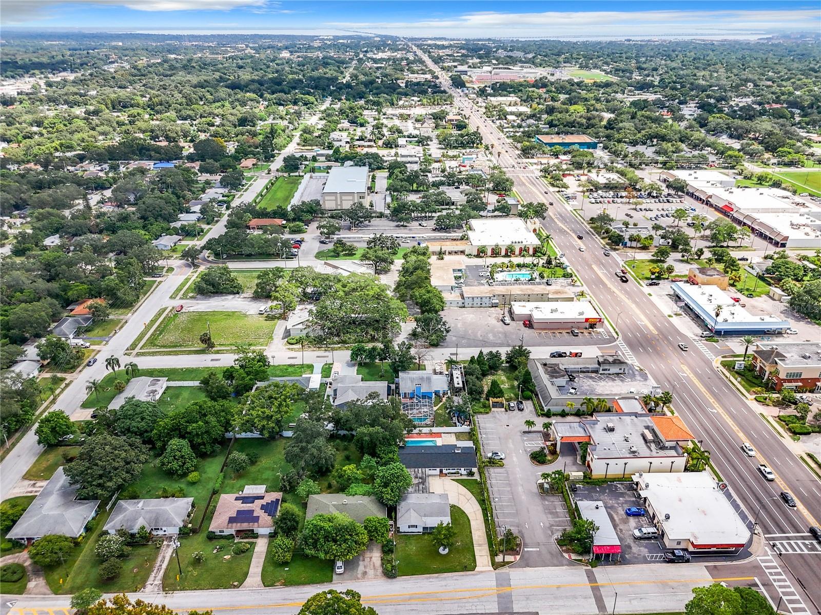 Looking East on Gulf to Bay