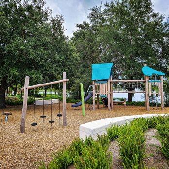 Kids playground at the park