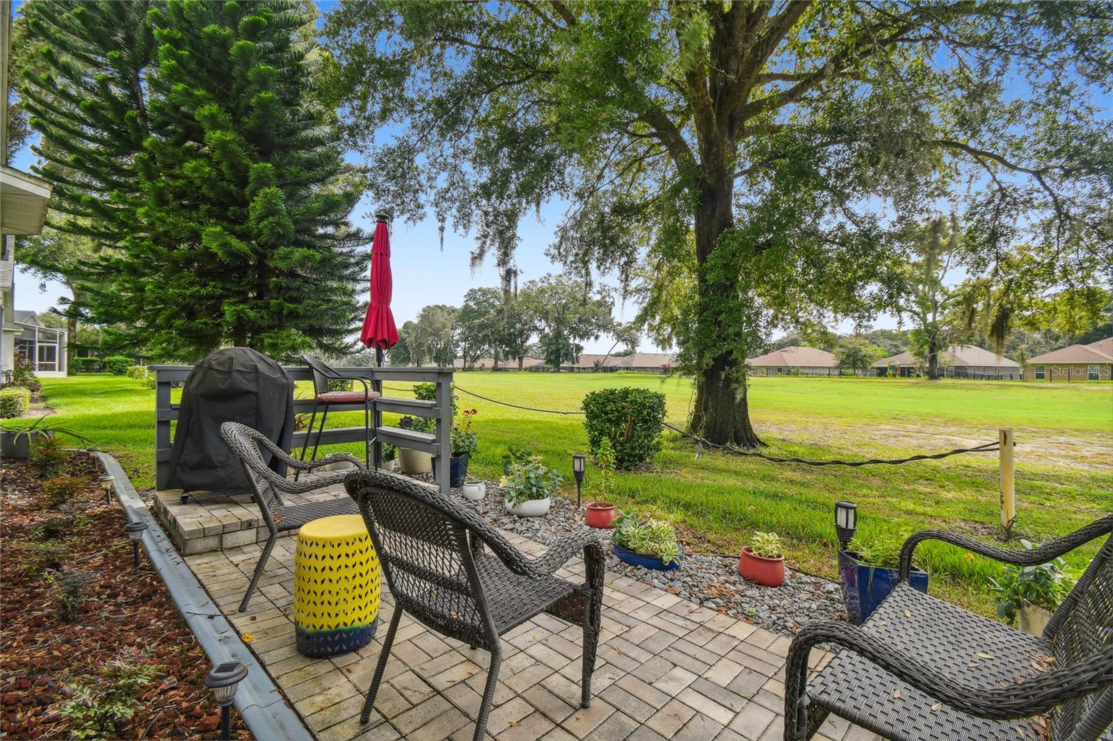 OUTSIDE PATIO FACING GOLF COURSE