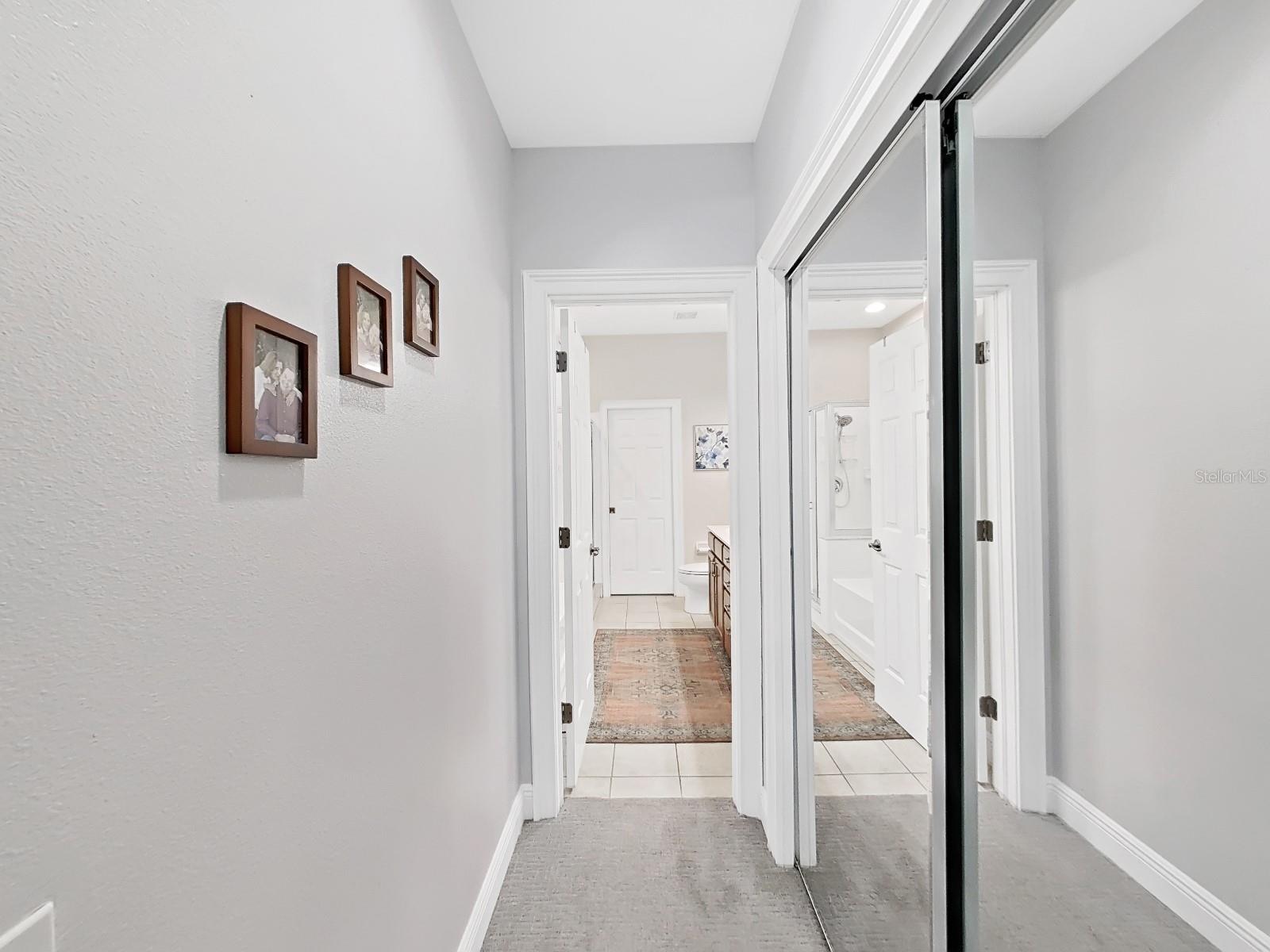 2nd spacious closet in primary suite.  So much storage space