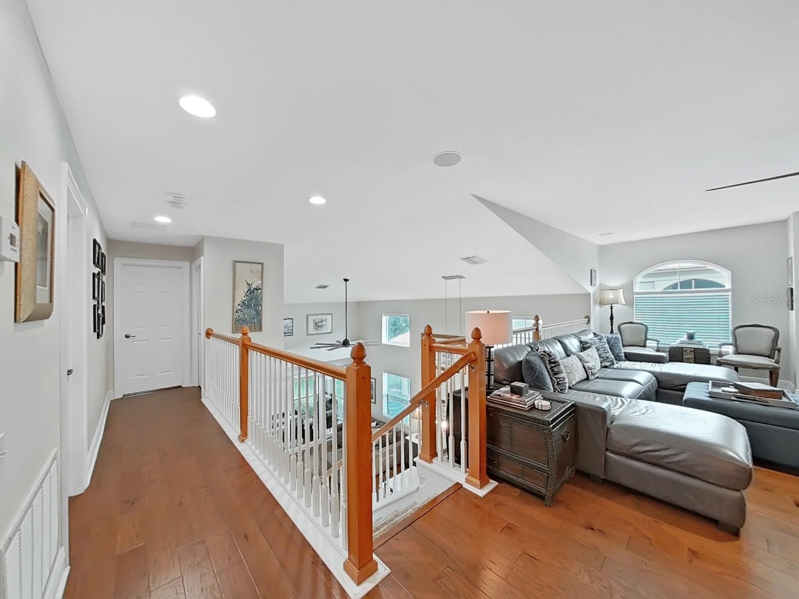 Your getaway space with hardwood floors.