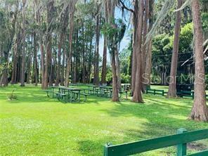 Picnic area by the lake