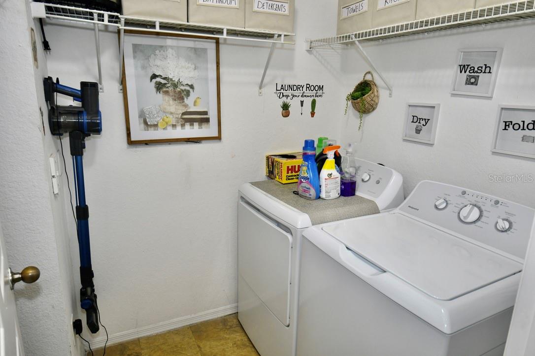 Laundry Closet in unit